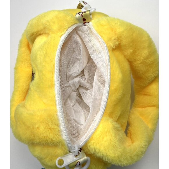 SANRIO Hello Kitty POMPOMPURIN 8.5"x5" Yellow Plush Shoulder Pillow Bag PURSE - Picture 3 of 3
